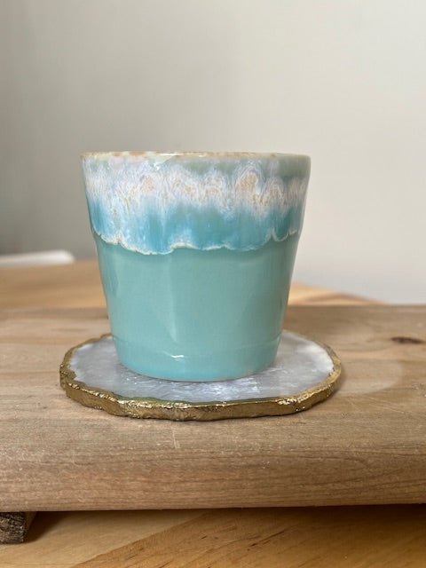 GREEN TEA AND LEMONGRASS - Coffee Cup Candle