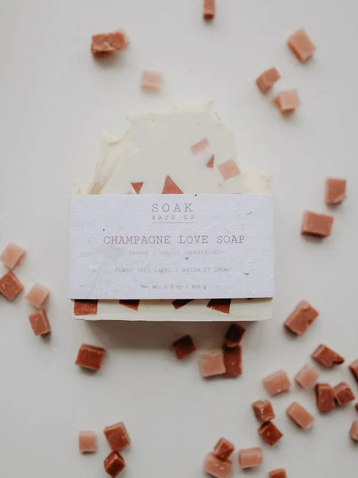 Champagne Love Soap - SOAK Bath Co.