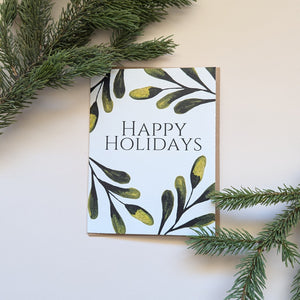 Happy Holiday Greenery