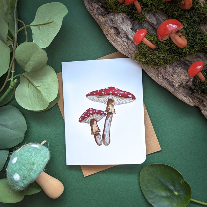 Mushroom Greeting Card
